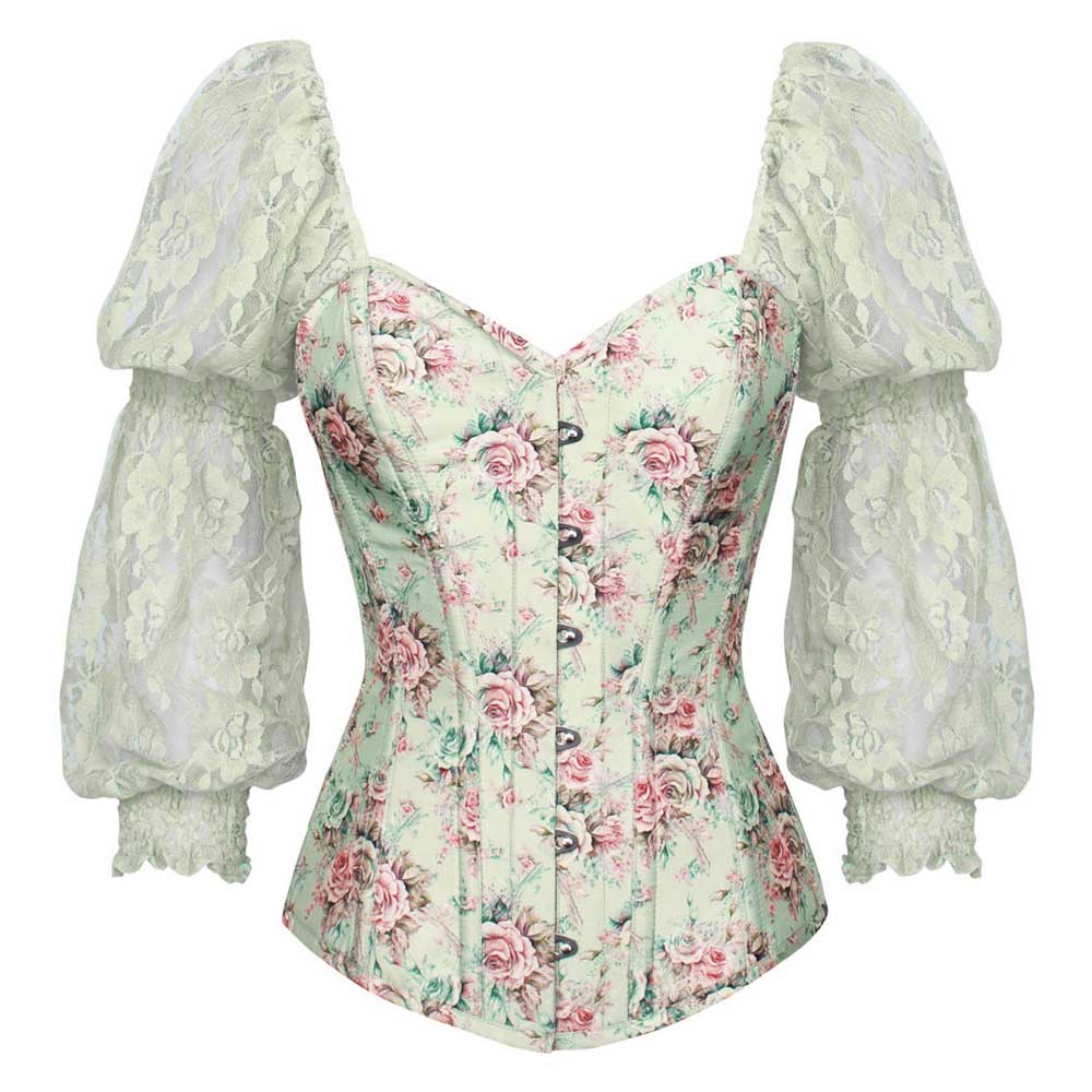 Attitude Corsets - Neijala Vollbrust Korsett - Grün